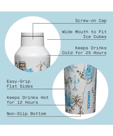 Corkcicle Disney Princess Belle Insulated Canteen 20oz - Triple Insulated Stainless Steel Sports Water Bottle - Keeps Drinks Cold 25 Hours, Warm 12 Hours - Buy Online on GoSupps.com