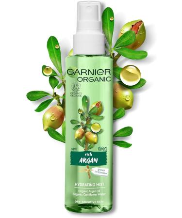 Garnier Organic Argan Hydrating Face Mist for Dry & Sensitive Skin - 150ml - Buy Online on GoSupps.com