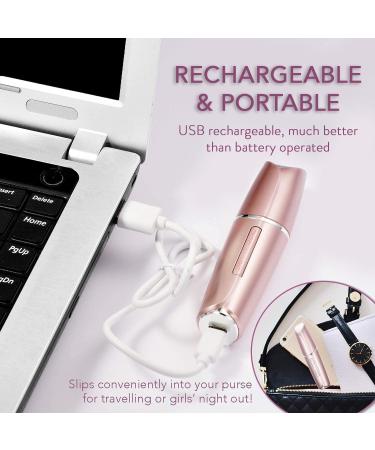 Yoove Facial Hair Removal for Women | Painless USB Rechargeable Electric Shaver & Bikini Trimmer (Rose) - Buy Online on GoSupps.com