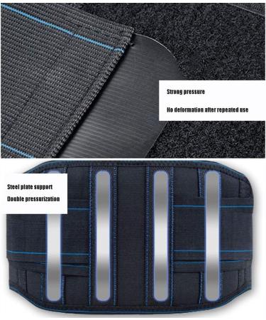 Samnuerly Adjustable Double-Train Loan Girdle | Lower Back Support Waist Belt with Breathable Mesh Inserts & Self-Heating Magnet (Size L) - Shop Now! - Buy Online on GoSupps.com