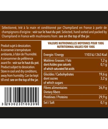 Champiland - Special Dried Morel - Selected Wild Mushrooms - Hand Sorted in South West France - Exceptional Flavor - High in - Buy Online on GoSupps.com