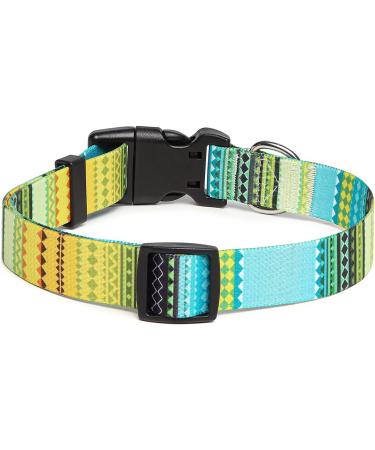 Suredoo Adjustable Soft Nylon Dog Collar for Small Medium & Large Dogs - Yellow (S Neck 25-40 cm) - Buy Online on GoSupps.com