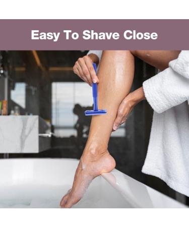 Copper Single Blade Razor - Gentle Close Shave Eco-Friendly Double Edge Safety Razor with 10 Blade Refills - Perfect for Sensitive Skin - Indigo Purple - Buy Online on GoSupps.com
