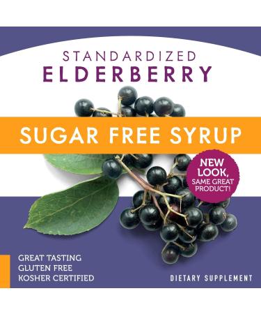 Nature's Way Sambucus Sugar-Free Elderberry Syrup 4 Oz - Immune Support Formula - Buy Online on GoSupps.com