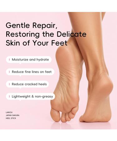 Stick for Cracked Heels - Moisturizing Balm for Dry Feet | 40g Moisturizing Lotion Cream to Soften Skin Reduce Dead Skin Foot Care for Women on the Go - Buy Online on GoSupps.com