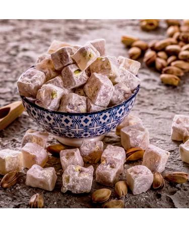 Bodrum Double Roasted Pistachio Turkish Delight 200 gram x 3 Pieces - Buy Online on GoSupps.com