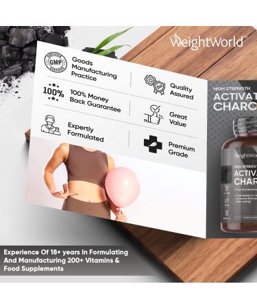 Coconut Charcoal Capsules 2000mg - 180 Vegan Capsules for Digestion - Reduce Flatulence - Sustainably Sourced from Coconut Shell - Buy Online on GoSupps.com
