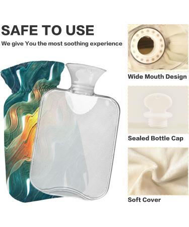 NAANLE 2L Marble Galaxy Hot Water Bottle - Heat & Cold Therapy for Back Pain Relief | Hand & Foot Warmer - Buy Online on GoSupps.com