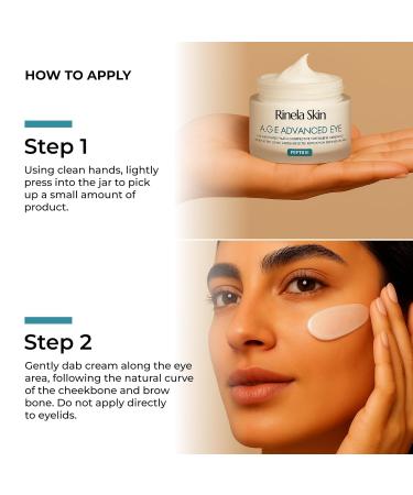 A.G.E Advanced Eye Cream - Anti Aging Retinol-Free Treatment for Dark Circles Puffiness & Fine Lines - AGE Inhibitor Eye Care Multi-Corrective Peptide Formula Anti-Aging Care 1.6 Fl Oz - Buy Online on GoSupps.com