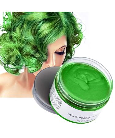Temporary Hair Wax Acosexy Fashion Colorful Hair Wax Pomades Disposable Natural Hair Strong Style Gel Cream Hair DyeInstant Hairstyle Mud Cream for Party Cosplay Masquerade etc. (Green) - Buy Online on GoSupps.com