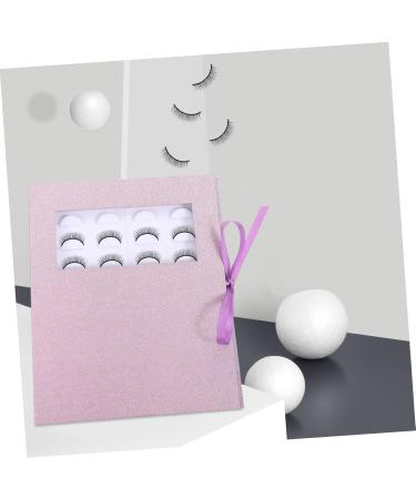 Didiseaon 1pc Eyelash Box Empty Lash Book False Eyelash Holder & Organizer Eyelash Container Cross Nail Charm Mp Oganize Para Guardar Lash Book Empty Eyelash Book Artificial Pink Paper Tool 22x18cm Pink - Buy Online on GoSupps.com
