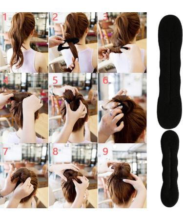Fororeh Hair Hairstyles Set | Ultimate Hair Styling Tools Kit for Women & Girls | Fashionable Hair Accessories & Foam Styling Pads - Buy Online on GoSupps.com