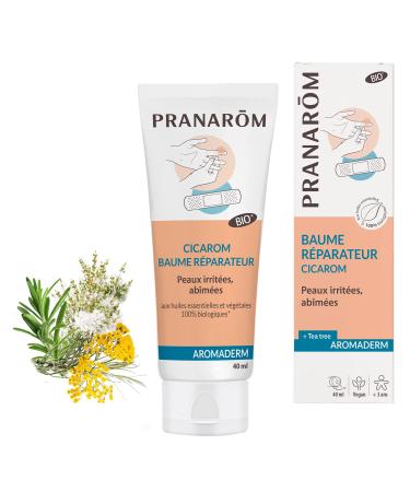 Pranar m Pranar m Irritated and Damaged Skin Repair Balm with Organic Essential Oils Cicarom Aromaderm 40 ml