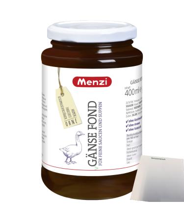 Menzi Goose stock with a full-bodied spicy taste (400 ml glass) + usy block