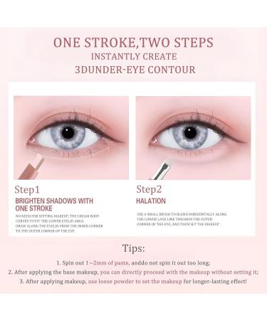 Gazocua Eyebrow Pens Double Eyebrow Pen for Women with Angled Tip Applicator Shadow Pen Tool for Beginners Daily Use Company Party Girls 01 - Buy Online on GoSupps.com