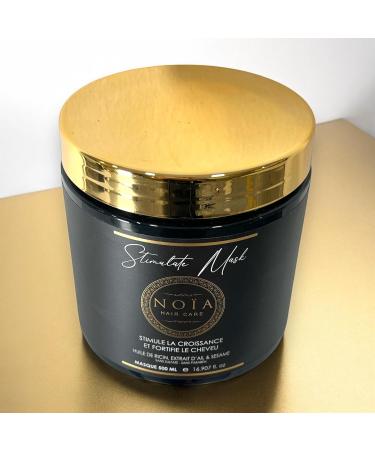 Treatment Mask - Castor Oil Garlic Extract & Sesame - Stimulate Range - NO A HAIR - 500 ml - Buy Online on GoSupps.com