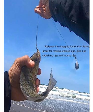 Facikono Circle Hooks Saltwater Catfish Tackle, Size 10/0-1/0