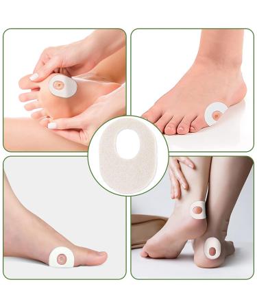 Noverlife 54PCS Oval Shaped Felt Callus Protective Foot Pads - Pain Relief Cushions for Corns, Toes, and Metatarsal - Adhesive Self-Stick Blister Pads - Breathable Foot Care Solution - Buy Online on GoSupps.com