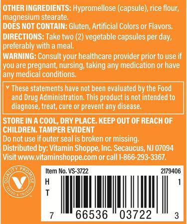 The Vitamin Shoppe Liver Cleanse Antioxidant Support Liver Health (60 Vegetable Capsules) - Buy Online on GoSupps.com