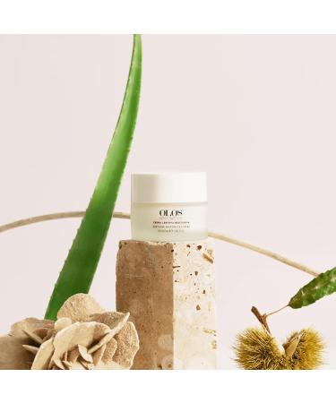 OLOS Soothing Restorative Cream - Best Face Moisturizer for Stress & Redness - Aloe Macadamia & Avocado Oil - 1.7 oz - International Shipping Available - Buy Online on GoSupps.com