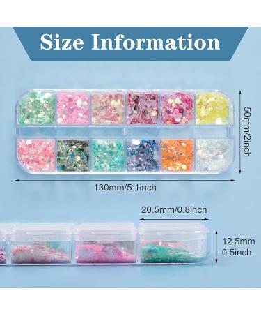 PAGOW 24 Colors Glow in The Dark Chunky Glitter Gel for Halloween Makeup - Non Self-Adhesive UV Black Light Glitter for Eyes, Face, Body - High Luminous Iridescent Resin Formula - Buy Online on GoSupps.com