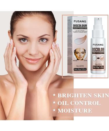 Fusang Color Changing Foundation Long Lasting Moisturizing Concealer Cover Cream Full Coverage Flawless Colour Changing Foundation Waterproof Liquid Base Makeup Suitable for Women&Girls - Buy Online on GoSupps.com