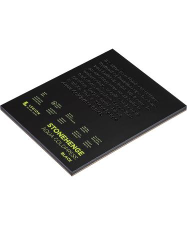 Stonehenge Aqua Black Pad 140lb Coldpress 8x10 Inches - 15 Sheets | Premium Quality Watercolor Paper - Buy Online on GoSupps.com
