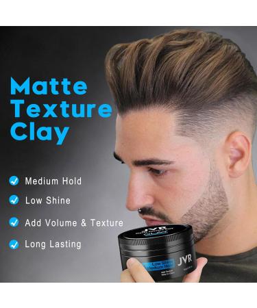 JVR Harstyling clay with matte texture average grip low shine 80 g in water soluble formula - Buy Online on GoSupps.com