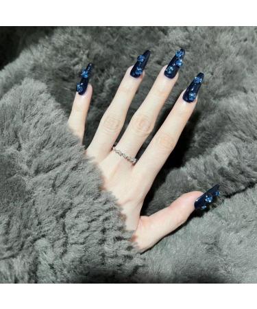 Temperament Enhancement Nail Patch Hand-Worn Nail Patch Dark Kong Quelan Explosive Flash hot Girl Manicure (10-Piece Pack) (Size : M) Medium - Buy Online on GoSupps.com