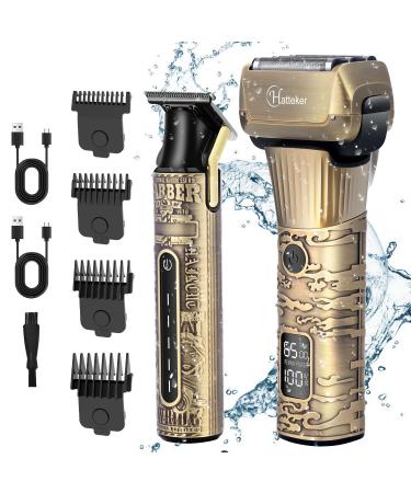 Hatard foil razor Electrorasiser Men Razen T-shaped trimmer beard trimmer Bartschneider hair cutter LED display waterproof