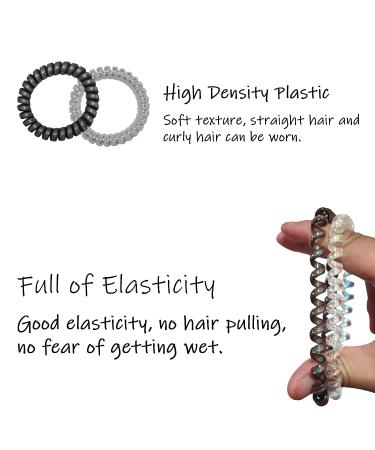 Colorful Spiral Hair Ties for Women - Stylish Ponytail Holders & Scrunchies - Hair Accessories for Teens & Girls - Buy Online on GoSupps.com