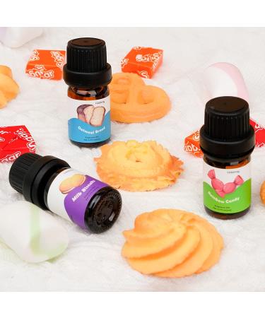 Holamay Dessert Fragrance Oils Set - 10 Sweet Scents for Soap, Candles & Aromatherapy - Vanilla, Apple Cinnamon, Cookies & More - Holiday Essential Oils - Buy Online on GoSupps.com