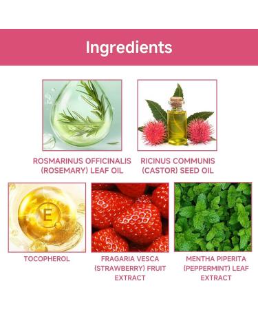 Buy Strawberry Mint Growth Oil - Nourishing Hair Oil (1 Pcs) | Fast International Shipping - Buy Online on GoSupps.com