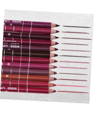  BIUDECO 12 Pieces Lip Pencil Eyebrow Pen Lip Liner Lip Makeup Set Waterproof Eyebrow Pencil Set Pipliner Pencil Set - Buy Online on GoSupps.com