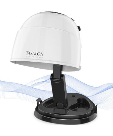 TASALON 1875W Ionic Hooded Hair Dryer Bonnet with 3 Heating Settings Professional Sit Under Hair Dryers for Women with Ceramic Technology Portable Hair Dryer with Hood Hooded Dryer for Home & Salon