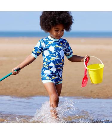 Splash About Happy Nappy Wetsuit & Reusable Swim Nappy | Up in the Air | 6-14 Months - Buy Online on GoSupps.com