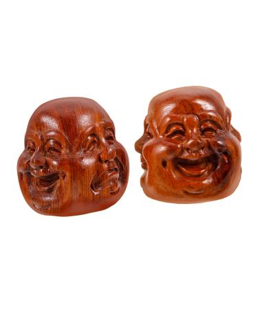 Fomiyes 2st handball made of solid wood wood -rolling handball handball handballs made of wooden balls massage hand surface exercise ball handmade ball hand exercise balls Handrolling balls gymnastics ball massage
