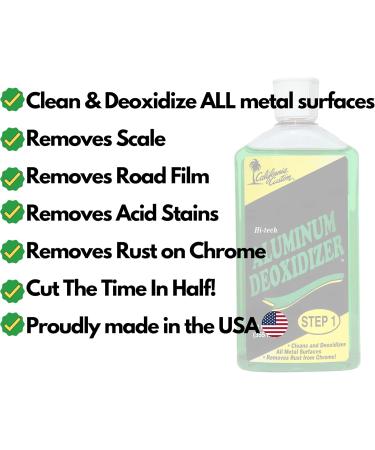 Purple Metal Polish & Aluminum Deoxidizer Kit - Body Shop Safe No Silicone Perfect for Aluminum Brass Copper Chrome Silver Stainless & Gold - Buy Online on GoSupps.com