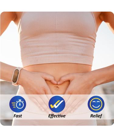Bloateze Stomach Bloating Cramping & Trapped Wind Relief for Adults | Begins to Work in 15 Minutes | with Active Carbon (20 Tablets) - Buy Online on GoSupps.com