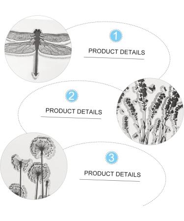 Lurrose 2pcs Postage Stamps Ornament Plant Decor Kidcraft Silicone Seal Stamp Tool T1300 Scrapbook Letter - Buy Online on GoSupps.com