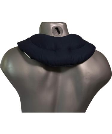 Shop Dark Blue Rapeseed Neck Pillow with Chambers | Heat Pad for Neck Support - Buy Online on GoSupps.com