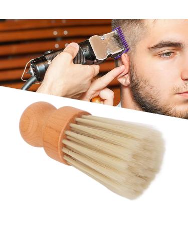 Razor Brush for Home Salon - Soft Bristle Beech Wood Shaving & Hairdressing Brush | Barber-Grade Men's Grooming Tool - Buy Online on GoSupps.com