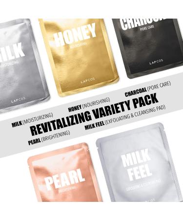 LAPCOS Revitalizing Sheet Masks 5-Pack | Daily Hydration & Nourishment | Korean Skincare Must-Have - Buy Online on GoSupps.com