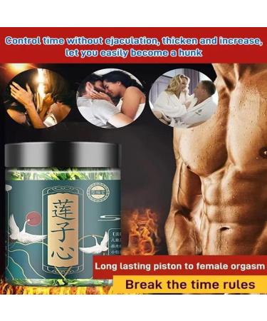 Lotus Seed Core Tea for Men 60g Lotus seed tea Natural Dried Lotus Plumule Lotus Embryo Tea Lotus seed heart lotus plumule tea Lian Zi Xin Tea Men's Essentials Pure Chinese Herbal Tea (3Box) - Buy Online on GoSupps.com