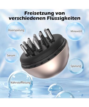 Scalp Massage Brush & 2-in-1 Hair Applicator Bottle - 30ml for Hair Treatment & Essential Oil Application - Buy Online on GoSupps.com