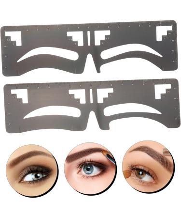 LALAFINA 6 Pcs Eyebrow Ruler Brow Shaping Template Tool Eyebrow Guide Stencil Eyebrow Trimming Guide Ruler - Buy Online on GoSupps.com