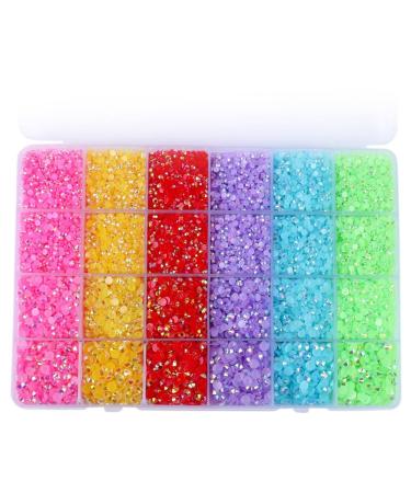 Hoadoek AB Nail Rhinestone Boxed DIY Resin Jelly Diamond Symphony Phone Case Accessories Jewelry Accessories Diamond Sticker