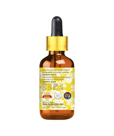 Deve Herbes Arnica Oil (Arnica Montana) with Glass Dropper | Infused | Pure | Non-Sticky | Lightweight | For Facial Care | Men & Women | 100ml (3.38 oz) - Buy Online on GoSupps.com