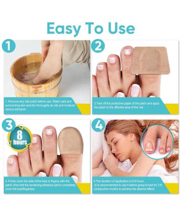 Nighttime Renewal Toe Nail Patches for Fungus - Fast & Effective Foot Care (16 Patches) - Buy Online on GoSupps.com