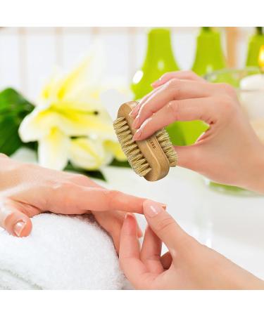 Nevlers Natural Boar Bristle Body Brush Set - Exfoliating Dry Brush with Cellulite Massage Brush and Long Wooden Handle - Buy Online on GoSupps.com